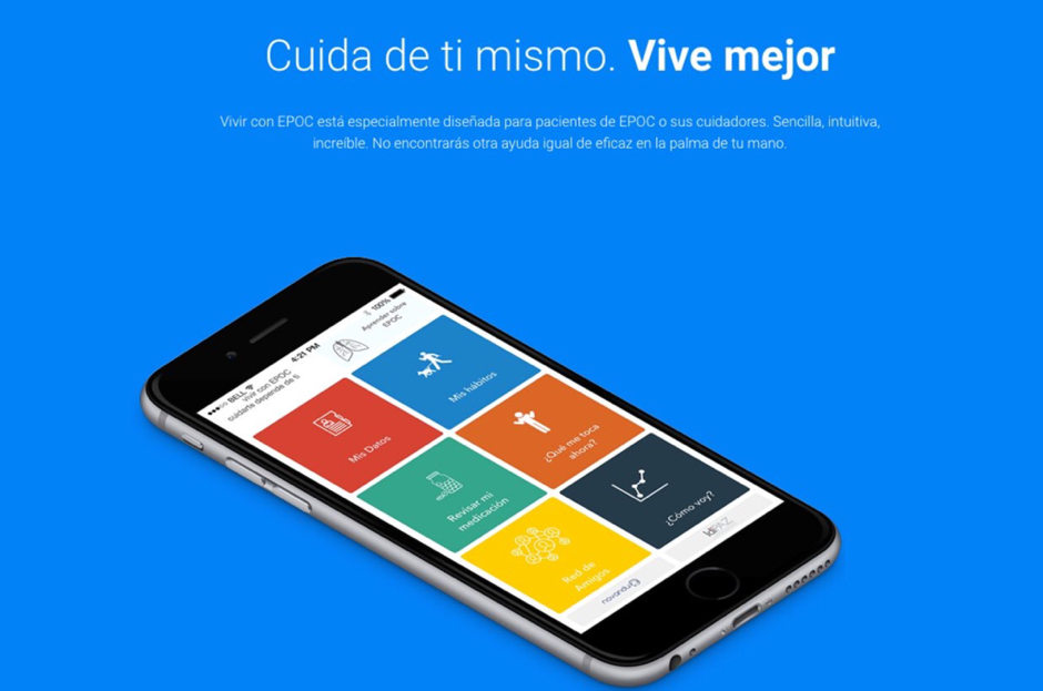 Aplicación móvil  “Vivir con EPOC” premio mejor app de salud